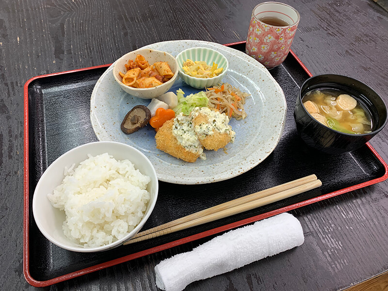 「手作りの美味しい」昼食