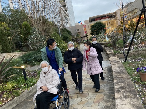 ♪サンセットウオーキング♪　（すこやか自立学園木場校）