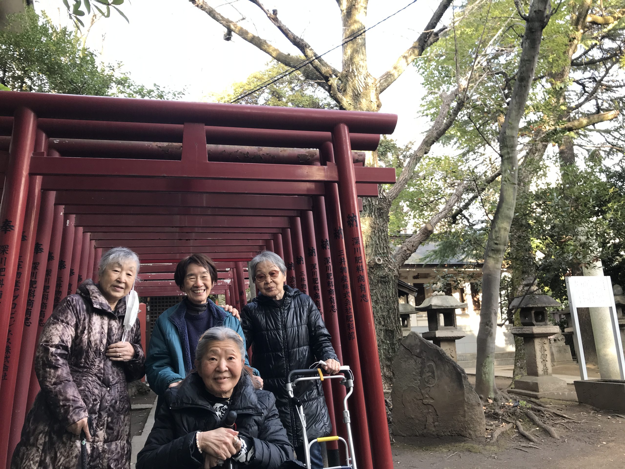 お礼参り（すこやか自立学園木場校）