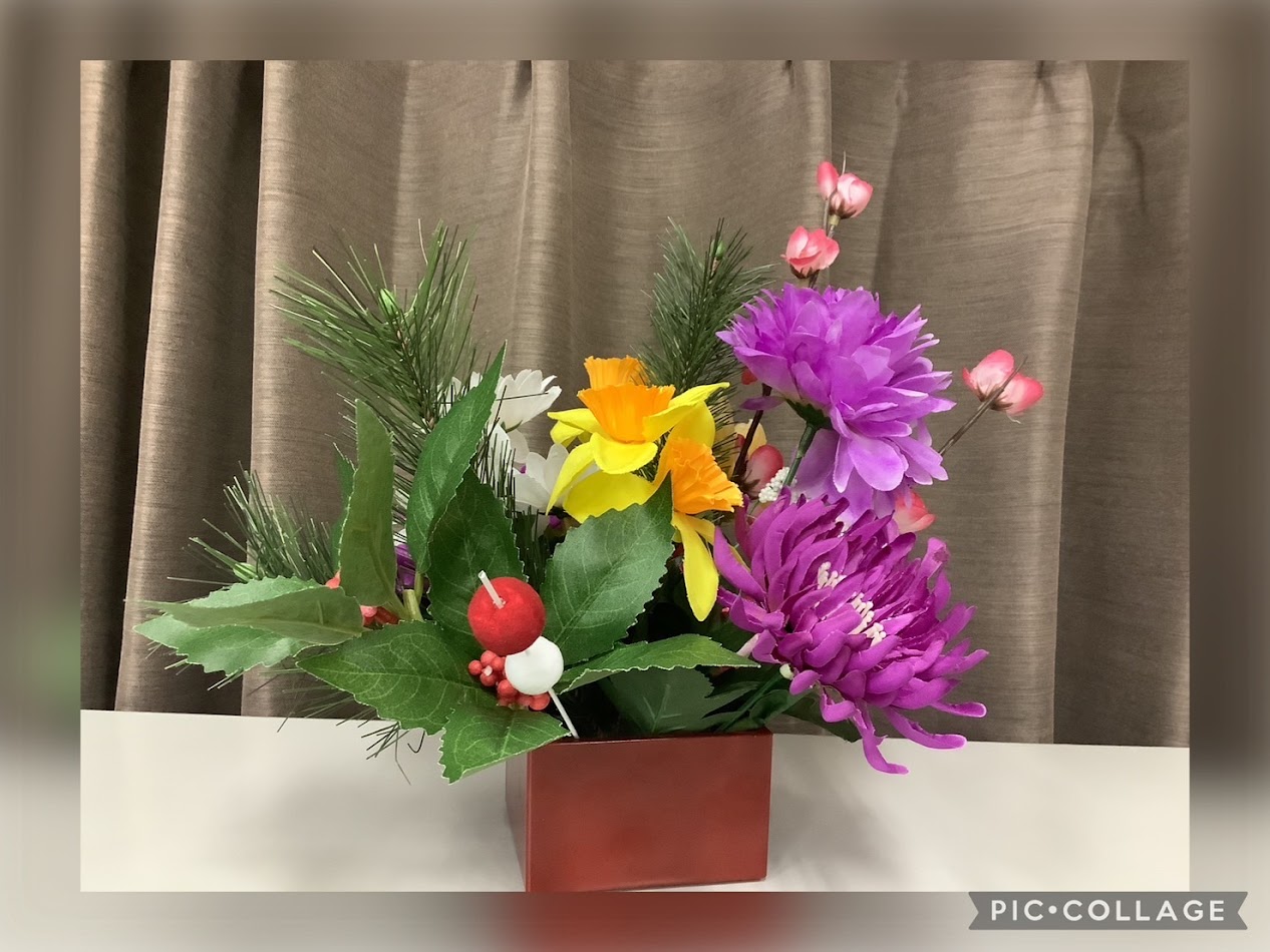 新年に花を添えて（小名木川）