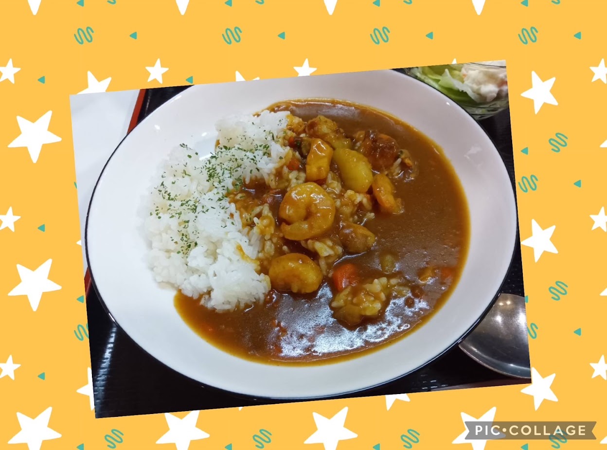 今日はシーフードカレーの日　（住吉）